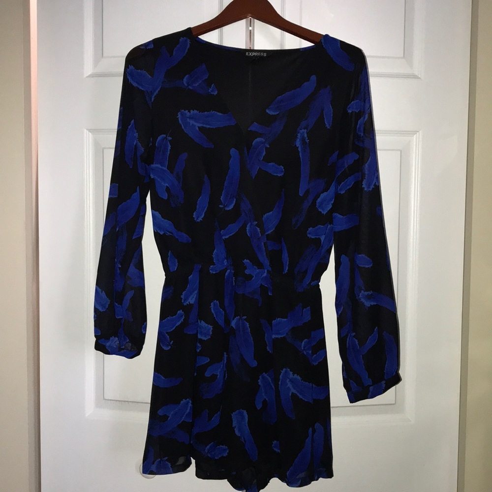 Express long-sleeve romper
